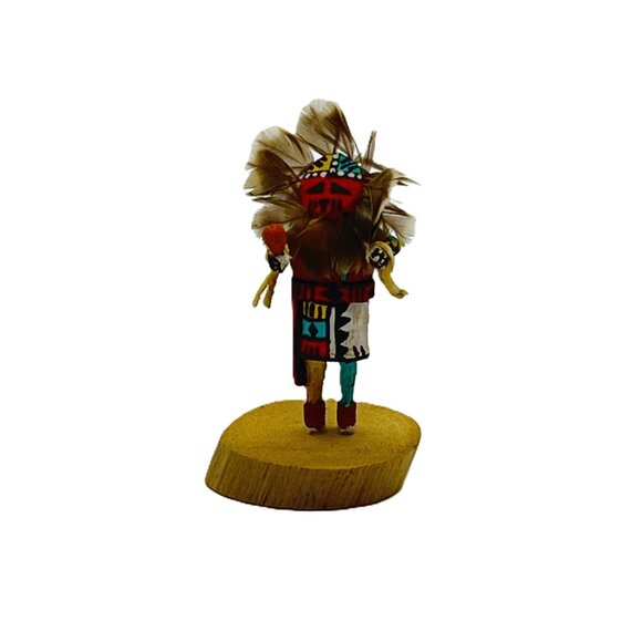 Handmade Miniature 1.5" (app.) Kachina Doll - "Sun Face" - Picture 6 of 8